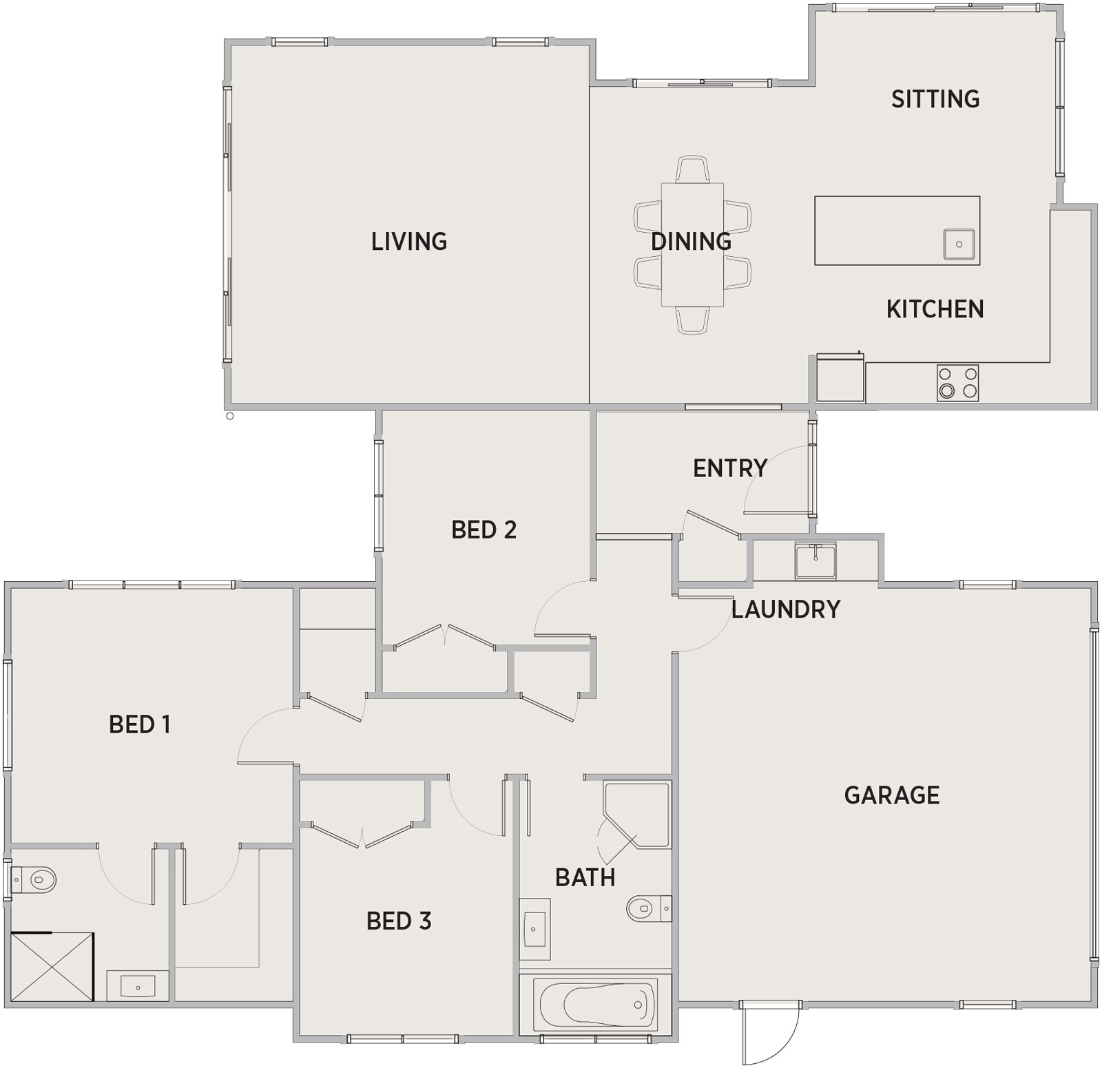 Clifford Floor Plan | Penny Homes